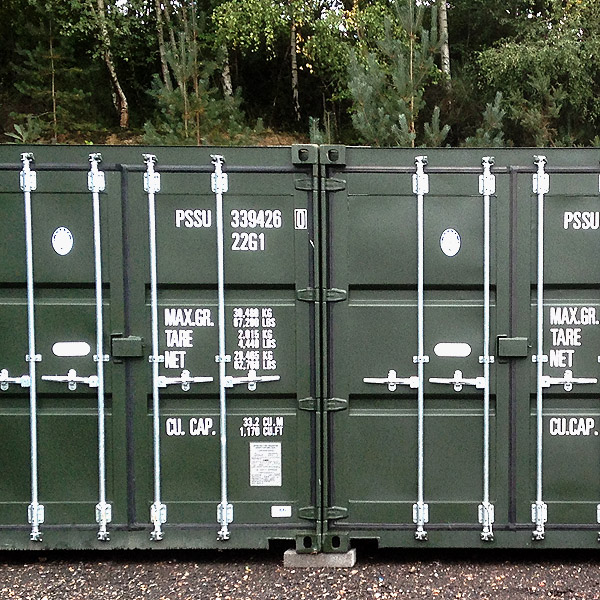 Redwood storage containers